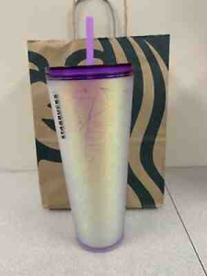 Starbucks 2021 Halloween Purple And White Spiderweb Tumbler Limited Editionð ·ð   - Sold on eBay Sep 21, 2021 for $130.00