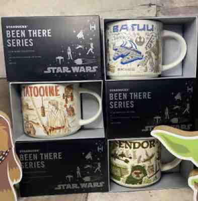 Star Wars Starbucks Been There Series Mug Set of 3 Tatooine Endor Batuu Disney - Sold on eBay Nov 03, 2021 for $129.90