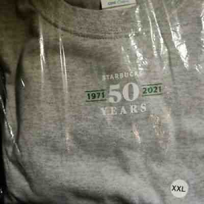 â??STARBUCKS 50th Anniversary ??T Shirt(XXL)  Pin Employees Only Lmtd - Sold on eBay Oct 11, 2021 for $120.00