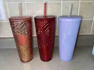 starbucks holiday 2021 tumblers - 3 pack - Sold on eBay Nov 07, 2021 for $120.00