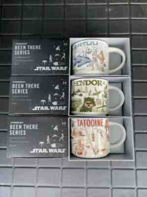 2021 Starbucks Been There Star Wars Mug Set Endor, Tatooine, Batuu - Sold on eBay Oct 28, 2021 for $119.99