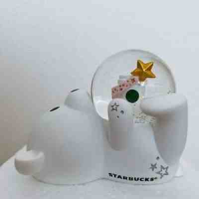 Starbucks Japan Holiday 2020 Snow Globe Bearista Limited Coffee White Dome - Sold on eBay Oct 15, 2021 for $88.00