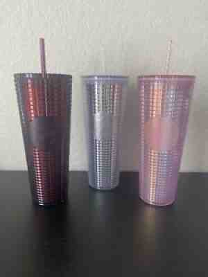 Starbucks Disco Grid Christmas Holiday 2020 Tumbler Set - Sold on eBay Sep 03, 2021 for $85.00