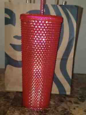 Starbucks 2019 Holiday studded Pink Iridescent Tumbler - Sold on eBay Sep 12, 2021 for $70.00