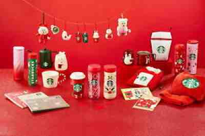 Starbucks Coffee Japan holiday Christmas 2021 Tumbler Goods collection - Sold on eBay Nov 07, 2021 for $69.99