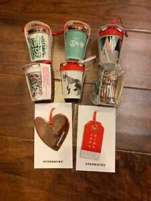 NWT Lot Of 8 2017/2018 Starbucks Ornaments Christmas Coffee Cup French Press - Sold on eBay Oct 15, 2021 for $86.00