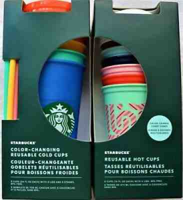 STARBUCKS COLOR CHANGING COLD CUPS & CHRISTMAS HOT CUPS (10 CUPS) - Sold on eBay Aug 28, 2021 for $52.95