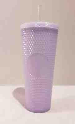 New Starbucks 2021 Icy Lilac Studded Christmas Holiday Tumbler Venti 24oz - Sold on eBay Nov 06, 2021 for $52.25