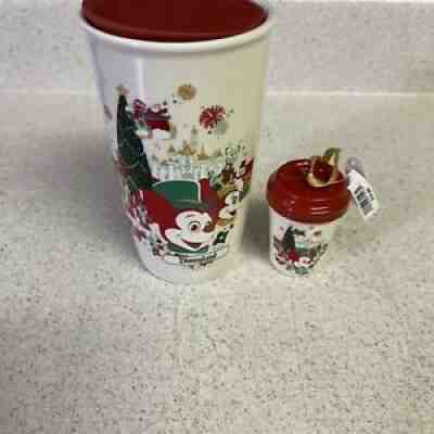 Disney Parks Disneyland Starbucks Christmas 2021 Mickey Cup And Mini Ornament. - Sold on eBay Nov 06, 2021 for $50.00