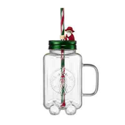 Starbucks Korea 2020 Christmas Travel Glass Cold Cup 473ml - Sold on eBay Oct 01, 2021 for $49.99