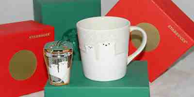 STARBUCKS - 2016 Polar Bear 12 oz MUG & Christmas Ornament *SOLD OUT Everywhere! - Sold on eBay Oct 17, 2021 for $49.99