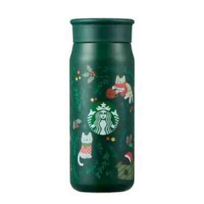 Starbucks Korea 2021 SS Fancy Holy Cat Tumbler 355ml / Christmas Phase 1 - Sold on eBay Nov 07, 2021 for $49.99