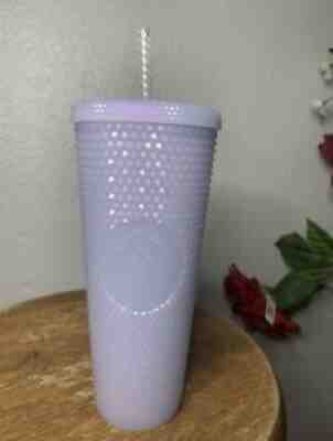 2021 Starbucks Icy Lilac Studded Bling 24oz Tumbler Christmas Holiday Venti NEW - Sold on eBay Nov 08, 2021 for $49.99