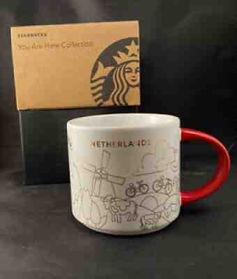 STARBUCKS THE NETHERLANDS YAH Christmas Holiday Mug 2020 14 oz NEW - Sold on eBay Oct 13, 2021 for $49.26