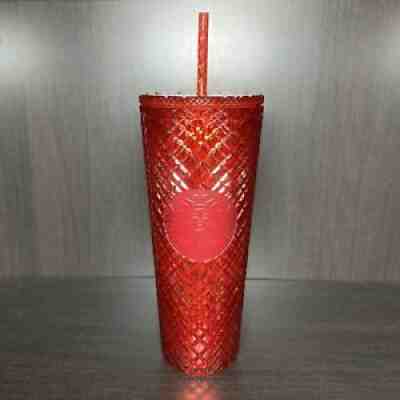 Starbucks 2021 Red Jeweled Christmas Holiday Tumbler Venti 24oz - Sold on eBay Nov 06, 2021 for $48.00