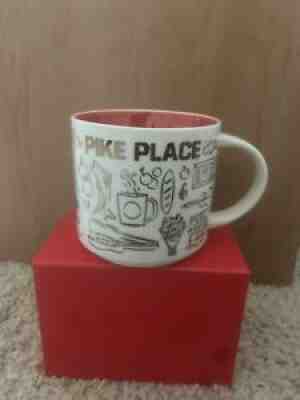 Starbucks Pike Place Seattle Holiday Christmas Mug Been There Collection NIB - Sold on eBay Aug 21, 2021 for $45.00