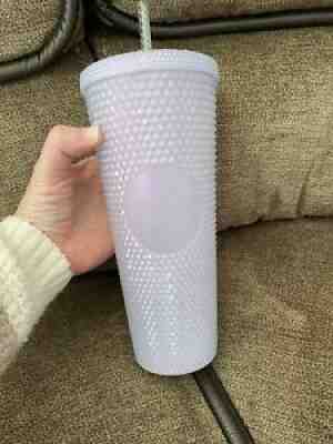 2021 Starbucks Icy Lilac Studded Bling 24oz Tumbler Christmas Holiday Venti NEW - Sold on eBay Nov 06, 2021 for $45.00