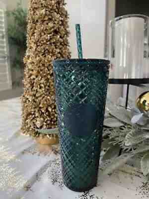 Starbucks Dark Green Christmas Winter Holiday 2021 Studded Tumbler Cold Cup New - Sold on eBay Nov 04, 2021 for $44.99