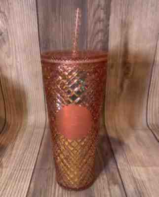 Starbucks 2021 Winter Holiday Jeweled Tumbler Cold Cup 24oz Gold Christmas New - Sold on eBay Nov 04, 2021 for $44.95