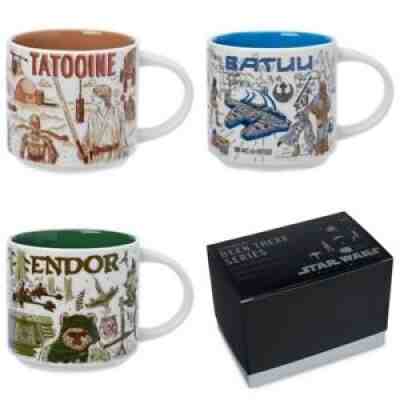 2021 Disney Starbucks Been There Star Wars Mugs Set - Tatooine, Batuu, Endor - Sold on eBay Nov 10, 2021 for $180.00