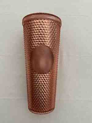 Starbucks 2019 Rose Gold Studded Holographic Venti 24 oz Tumbler No Straw - Sold on eBay Sep 23, 2021 for $140.00