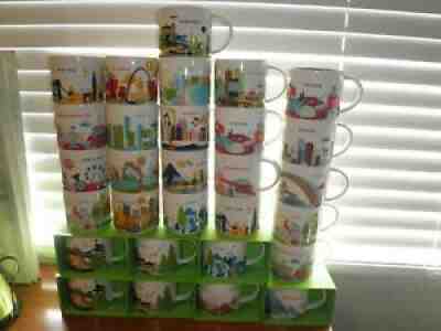 Lot of 29 Assorted Starbucks â??You Are Hereâ? 14 Oz. Mugs - Sold on eBay Nov 12, 2021 for $235.00