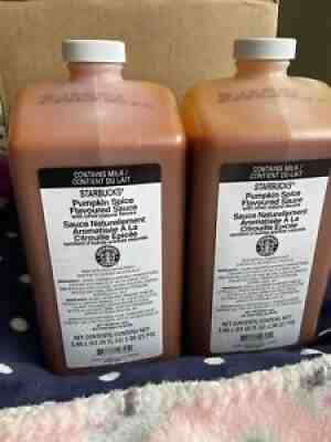starbucks pumpkin spice flavoured sauce bulk of 2 Jan2022 - Sold on eBay Oct 07, 2021 for $130.00