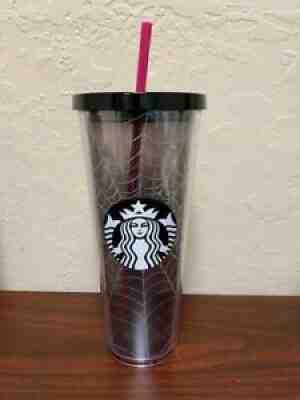 Brand New Starbucks 2019 Rare Halloween Glitter Spiderweb Tumbler Venti 24oz - Sold on eBay Oct 10, 2021 for $130.00
