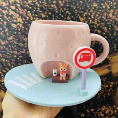 2020China Starbucks Valentine's Day New Year Of 12oz Pink Strawberry Station Mug - Sold on eBay Oct 22, 2021 for $56.99
