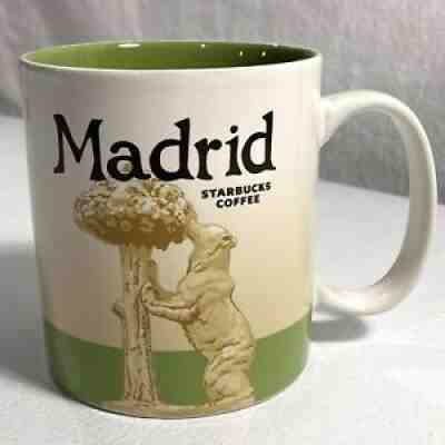 NEW 2016 Starbucks Coffee Mug - MADRID - Bear & the Strawberry Tree - w/ EU Tags - Sold on eBay Nov 02, 2021 for $32.99