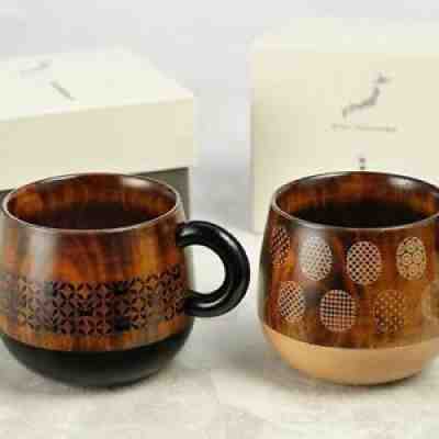 Starbucks Japan Wood Mug Urushi Hida Takayama limited JIMOTO made series GIFU - Sold on eBay Nov 13, 2021 for $205.55