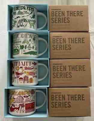 Set/4 : Florida Keys + Miami+ Florida + Orlando Been There Series Starbucks Mugs - Sold on eBay Sep 09, 2021 for $129.95