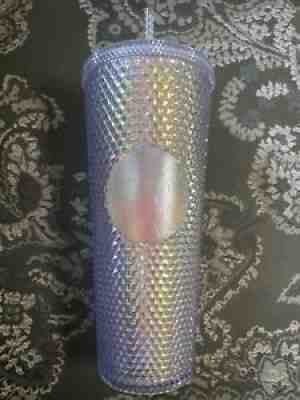 NEW Starbucks Unicorn Rainbow Iridescent Studded 24oz Tumbler 2018 U.S. Release - Sold on eBay Oct 15, 2021 for $127.50