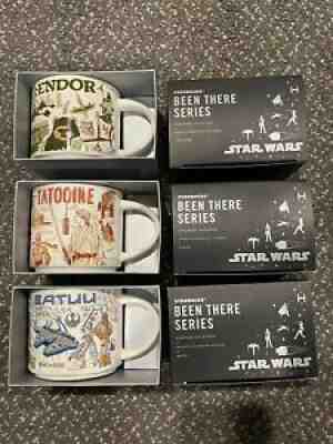 Star Wars Starbucks Been There Series Mug Set - Tatooine, Batuu & Endor NEW - Sold on eBay Nov 16, 2021 for $199.99