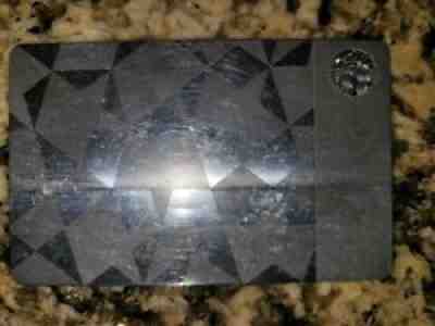 Starbucks Stainless Steel Metal Card - Sold on eBay Nov 16, 2021 for $195.00