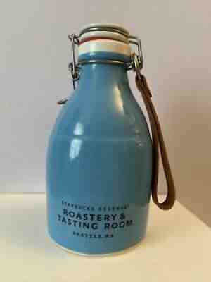 Starbucks Reserve Roastery Growler Tasting Room Seattle Exclusive Blue Jug Nice! - Sold on eBay Nov 03, 2021 for $125.00