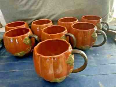 Starbucks HALLOWEEN FALL Harvest PUMPKIN Coffee Mug Cup Vines EUC set 8 Awesome - Sold on eBay Nov 14, 2021 for $125.00