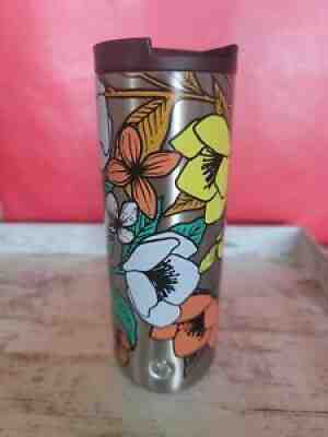 Starbucks 2018 Floral Poppy Stainless Steel Tumbler Travel Mug HTF RARE 16 Oz - Sold on eBay Oct 23, 2021 for $124.95