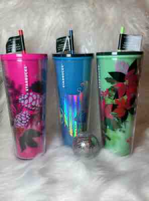 Starbucks 2021 Holiday Color changing tumblers Set of 3 - Sold on eBay Nov 10, 2021 for $120.00