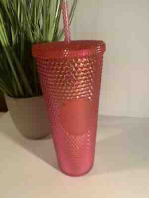 Starbucks 2019 Holiday HOT NEON PINK Studded Tumbler 24oz LE Rare - Sold on eBay Nov 14, 2021 for $59.95