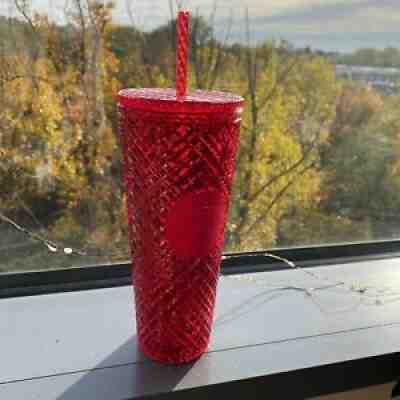 Starbucksï¿¼ Red Winter Holiday 2021 Jeweled Tumbler Cold Cup 24oz. NEW! - Sold on eBay Nov 04, 2021 for $55.00