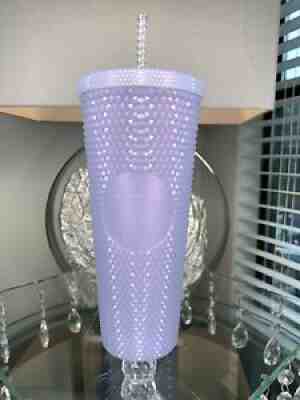 New Starbucks 2021 Holiday Studded Venti Tumbler Cup 24 Oz- Iridescent Ice - Sold on eBay Nov 08, 2021 for $55.00