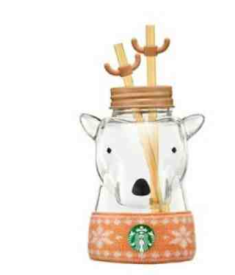 Starbucks Korea 2020 Holiday rudolph glass coldcup 500ml - Sold on eBay Nov 09, 2021 for $51.99