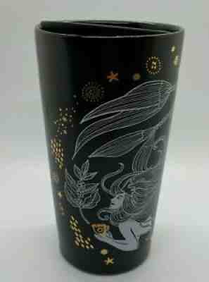 Starbucks Holiday 2019 Siren Mermaid Travel Mug Ceramic Black Gold Limited NWT! - Sold on eBay Aug 29, 2021 for $50.00