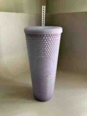 Starbucks 2021 Winter Holiday Icy lilac Bling Studded Cold Cup Tumbler 24oz New - Sold on eBay Nov 04, 2021 for $50.00