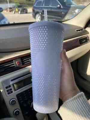 Starbucks 2021 Winter Holiday Icy lilac Bling Studded Cold Cup Tumbler 24oz New - Sold on eBay Nov 04, 2021 for $50.00