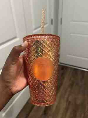 Starbucks Holiday 2021 | Rose Gold Studded Tumbler | 16oz Grande Cup | NEW - Sold on eBay Nov 06, 2021 for $50.00