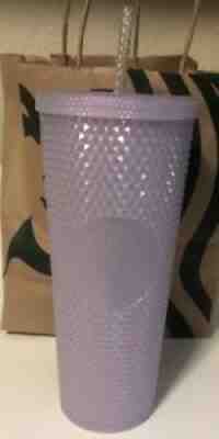 Starbucks 2021 Winter Holiday Icy lilac Bling Studded Cold Cup Tumbler 24oz New - Sold on eBay Nov 14, 2021 for $50.00