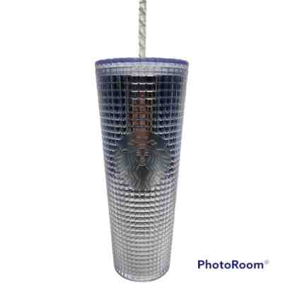 New 2020 Starbucks Silver Grid Disco Holiday 2020 Cold Tumbler Studded Cup Mug - Sold on eBay Oct 04, 2021 for $49.99