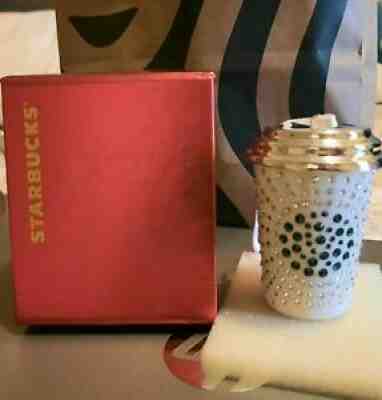 Starbucks Swarovski Crystals Ornament Christmas 2014 Holiday NEW Limited Edition - Sold on eBay Nov 10, 2021 for $49.95